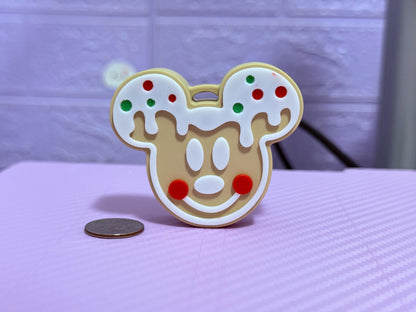 Gingerbread Mouse Christmas Fridge Magnets: Holiday Kitchen Decor