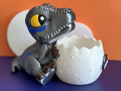 Velociraptor pop corn bucket dinosaur 3D Printed set Dino T-Rex drinkware funny gifts Cute School Supplies teens back to