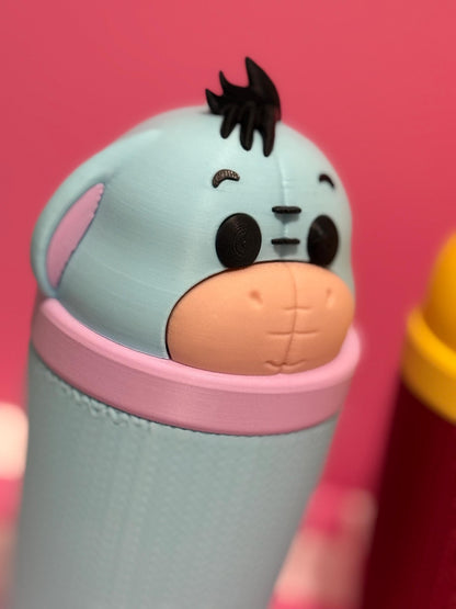 Custom Bear inspired tumblers 3D Printed Colorful drinkware funny gifts Cute School Supply Gift for  teens Back to School