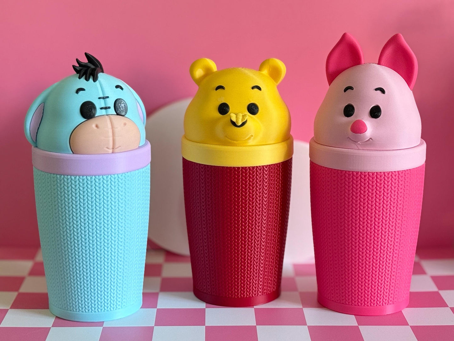 Custom Bear inspired tumblers 3D Printed Colorful drinkware funny gifts Cute School Supply Gift for  teens Back to Schoo
