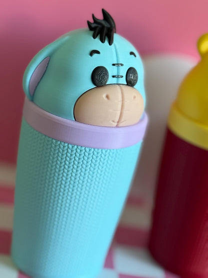 Custom Bear inspired tumblers 3D Printed Colorful drinkware funny gifts Cute School Supply Gift for  teens Back to School