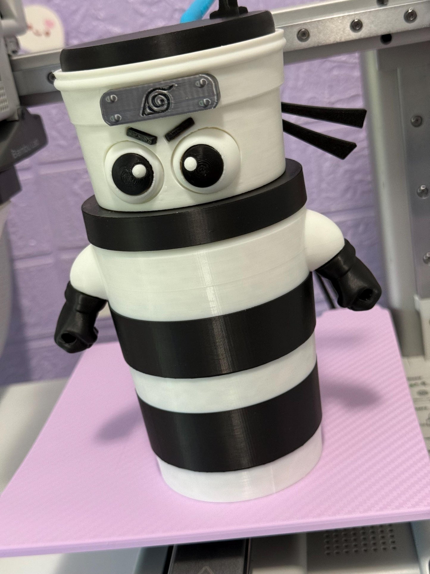 Cappuccino Assassino tumbler 3D Printed figure Brainrot Italian memes Desk Toy coffee Cup Gift for Killer Cappucchino and Meme Tiktok Fans