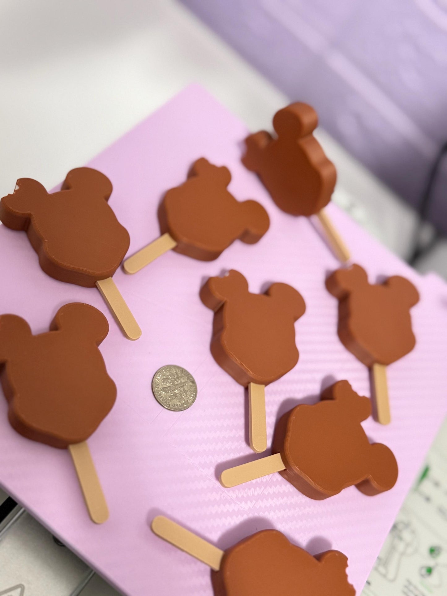 Custom Mickey Ice Cream Magnet: 3D Printed Cruise Decor