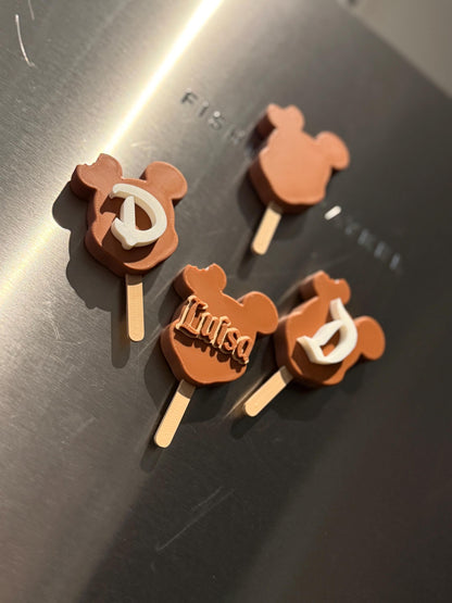 Custom Mickey Ice Cream Magnet: 3D Printed Cruise Decor