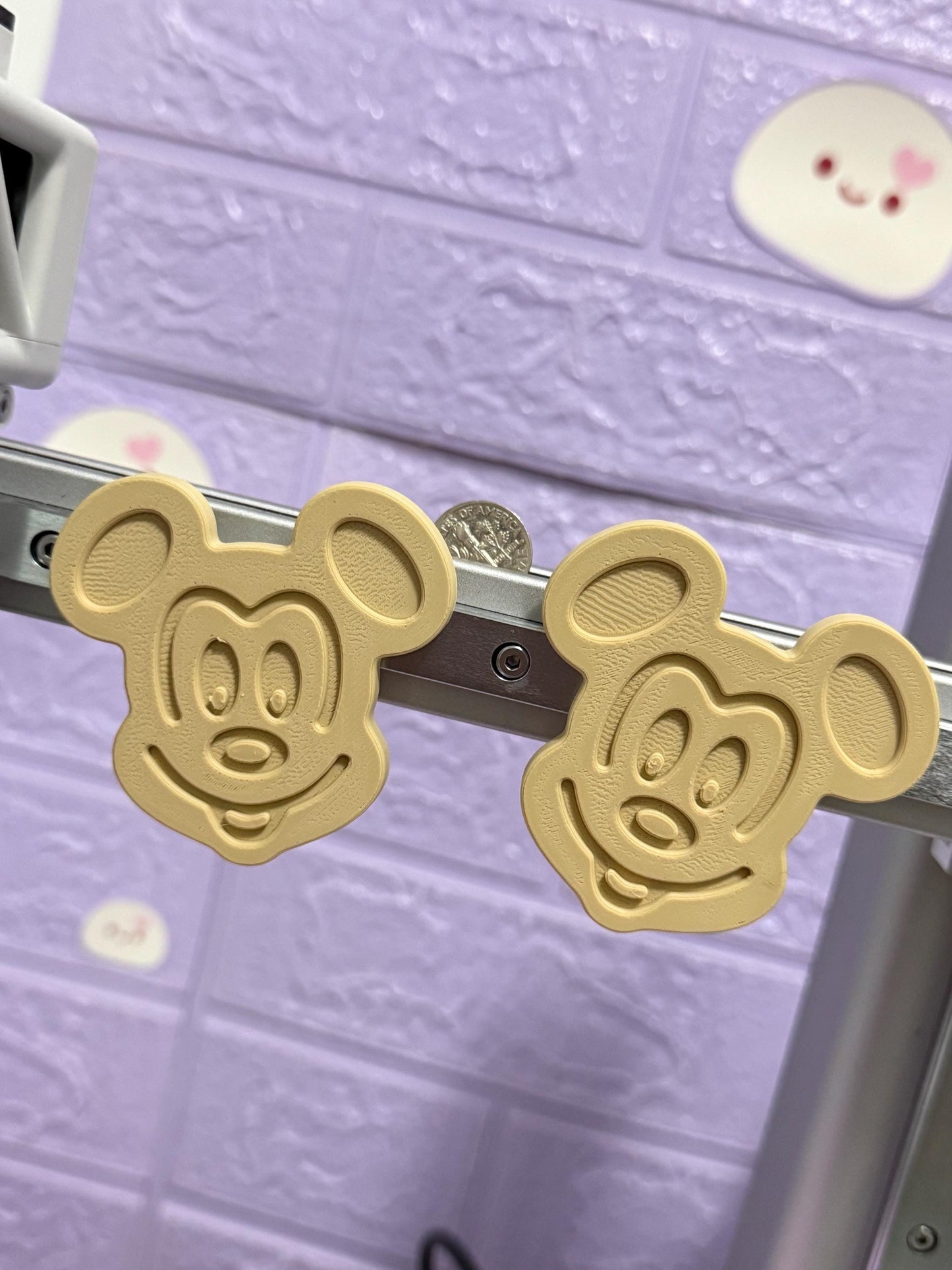 Mickey Waffle Magnet Fridge Decor Cute Kitchen Gift 3D Printed Disney Item Cruise Stateroom decor High seas Fish extender a pixie Dust Door