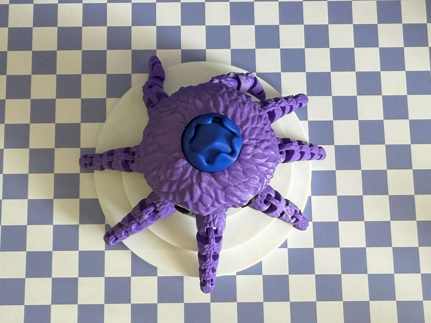Blueberrini Octopucini: 3D Printed Flexi Octopus - Viral Meme Desk Toy