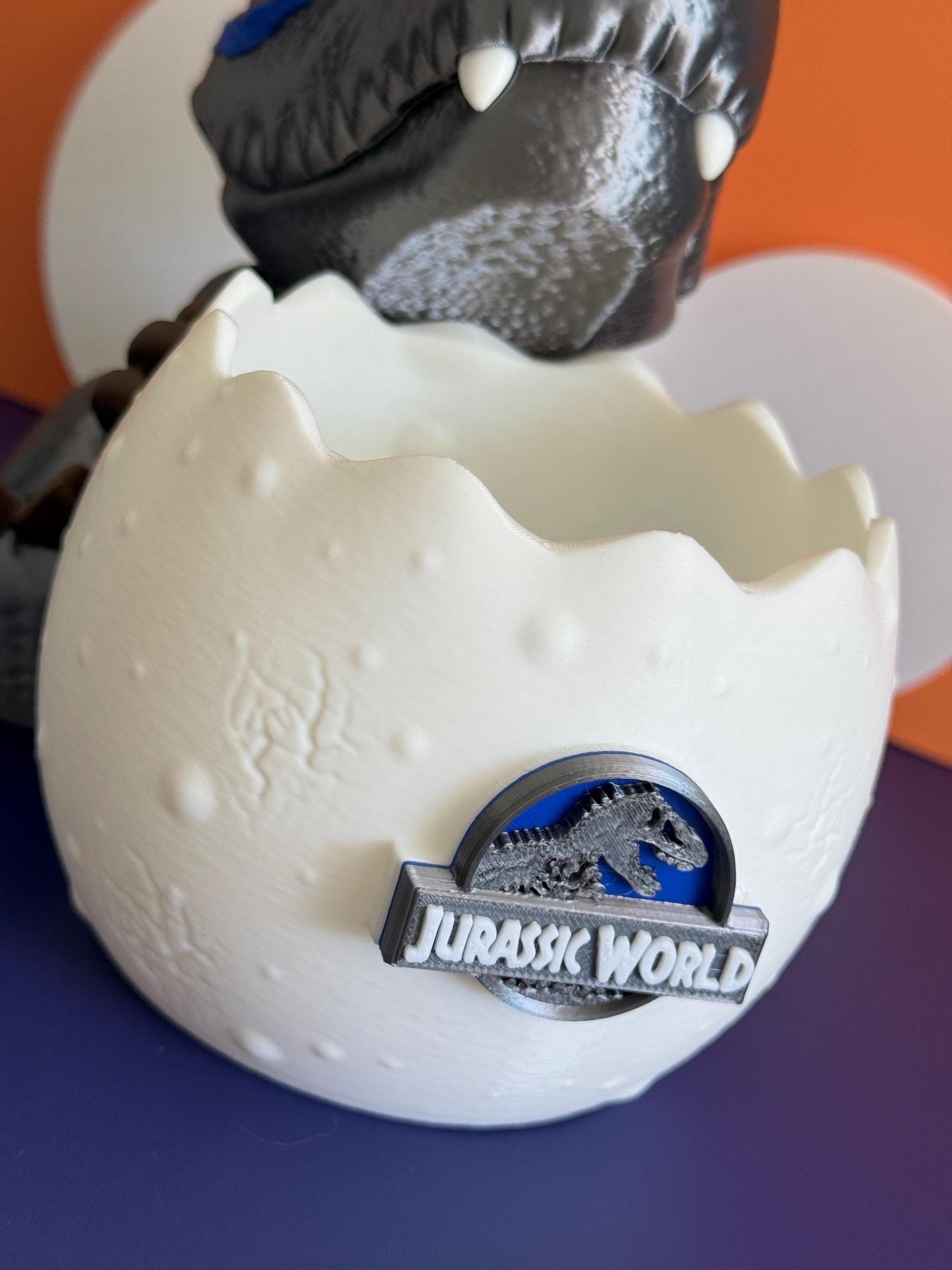 Velociraptor pop corn bucket dinosaur 3D Printed set Dino T-Rex drinkware funny gifts Cute School Supplies teens back to school Blue Rex