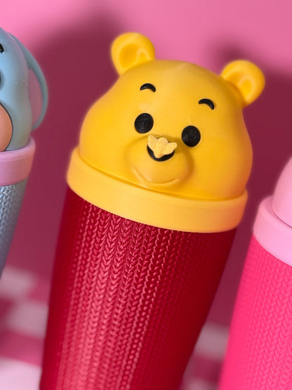 Custom Bear inspired tumblers 3D Printed Colorful drinkware funny gifts Cute School Supply Gift for  teens Back to School