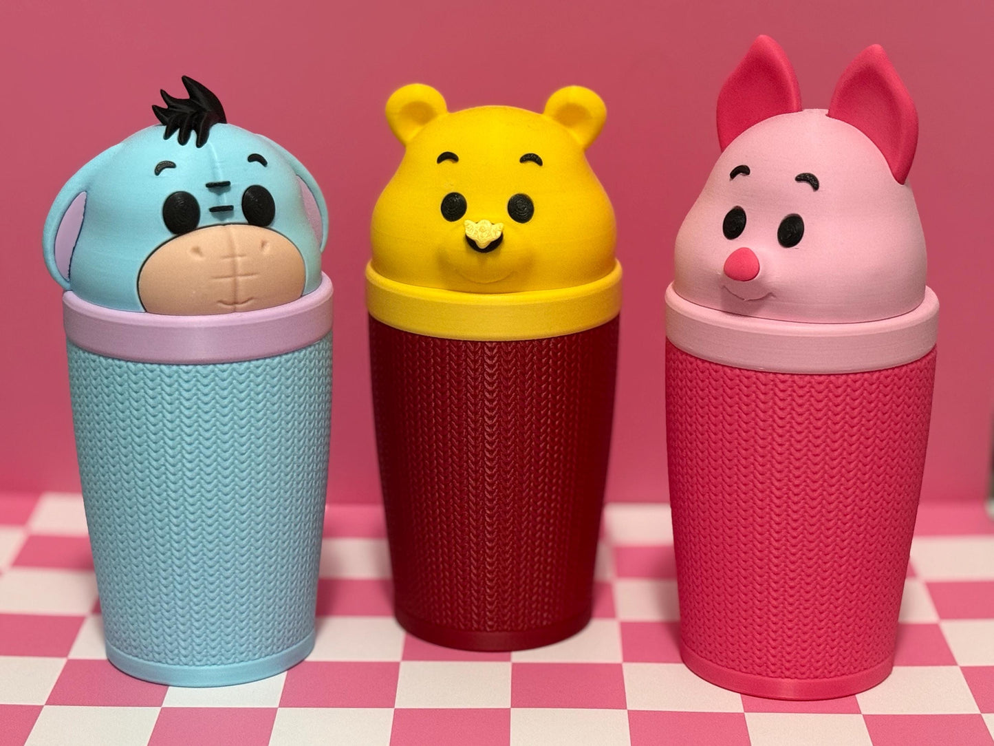 Custom Bear inspired tumblers 3D Printed Colorful drinkware funny gifts Cute School Supply Gift for  teens Back to School