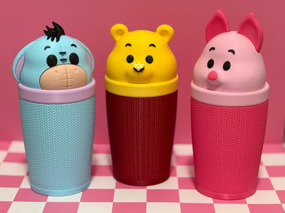 Custom Bear inspired tumblers 3D Printed Colorful drinkware funny gifts Cute School Supply Gift for  teens Back to School