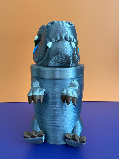 3D Printed Dinosaur Tumbler: Custom T-Rex Drinkware