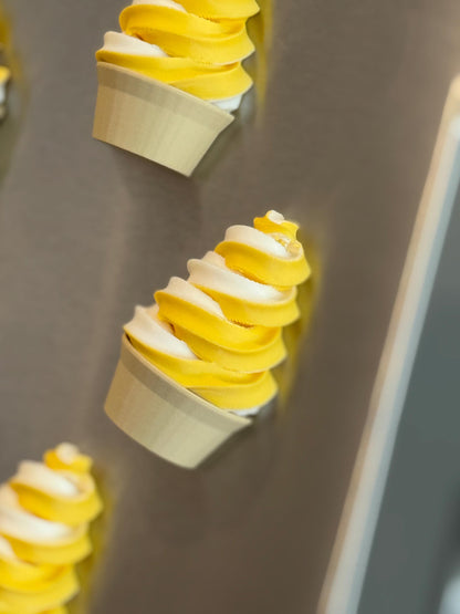 3D Printed Ice Cream Treat Magnet: Cruise Decor, Fish Extender Gift
