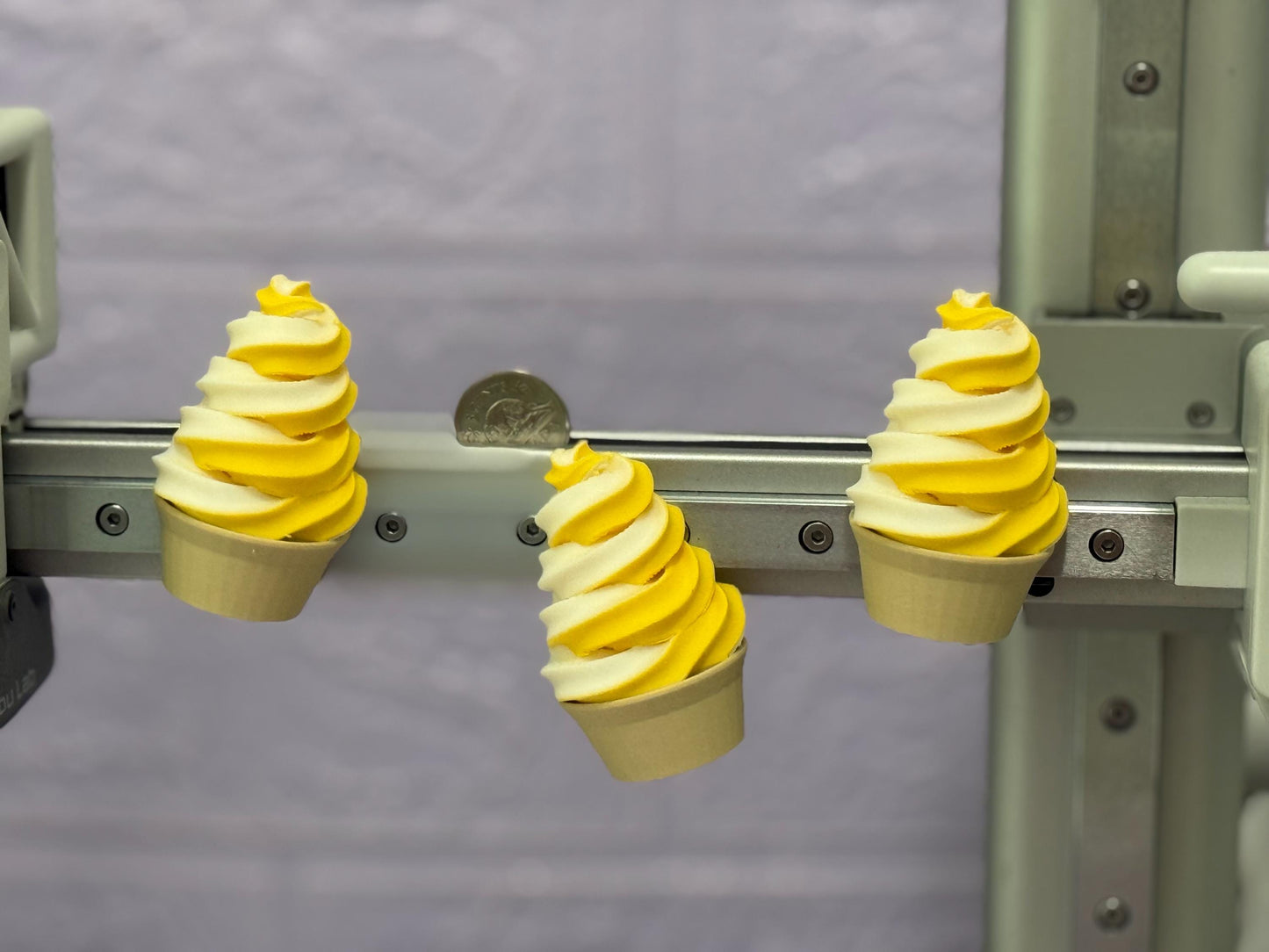 3D Printed Ice Cream Treat Magnet: Cruise Decor, Fish Extender Gift