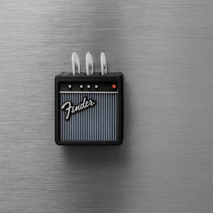 Mini Guitar Amp Magnet Pick Holder: 3D Printed Rock Decor