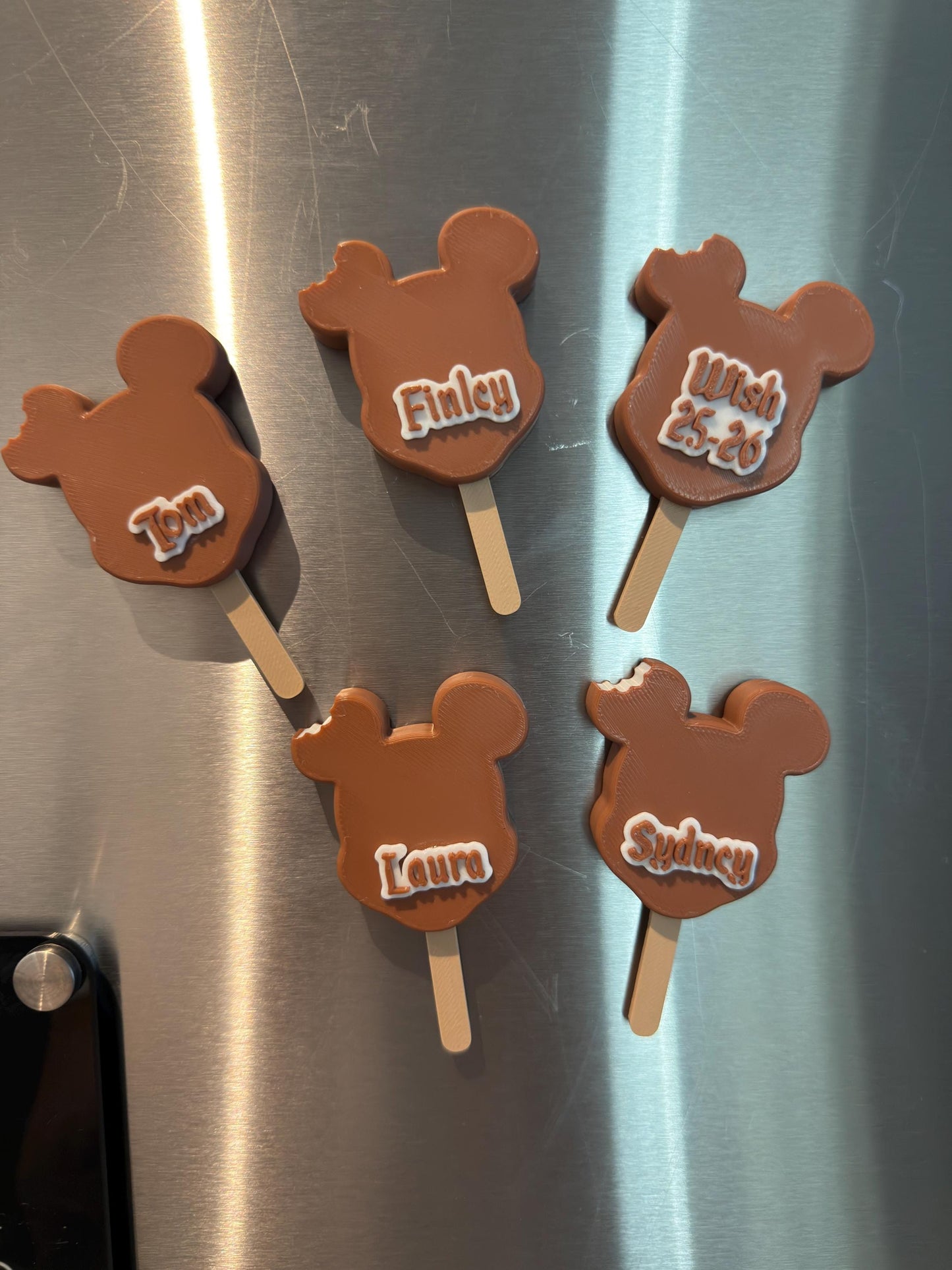 Custom Mickey Ice Cream Magnet: 3D Printed Cruise Decor