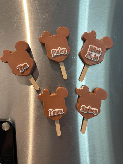 Custom Mickey Ice Cream Magnet: 3D Printed Cruise Decor