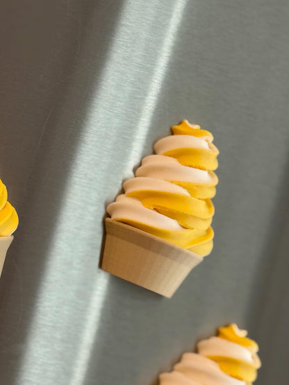 3D Printed Ice Cream Treat Magnet: Cruise Decor, Fish Extender Gift