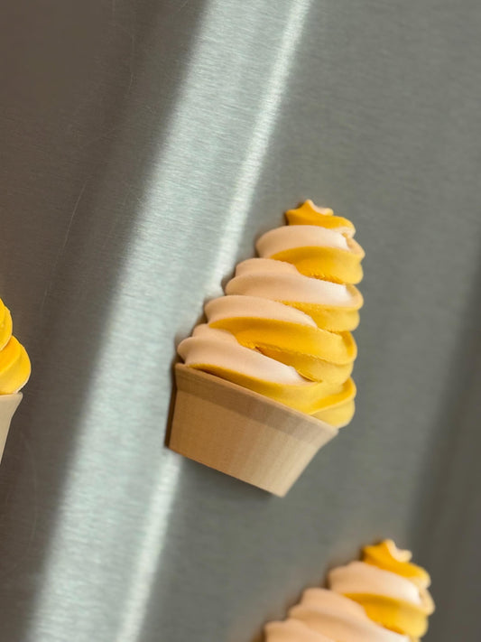 3D Printed Ice Cream Treat Magnet: Cruise Decor, Fish Extender Gift