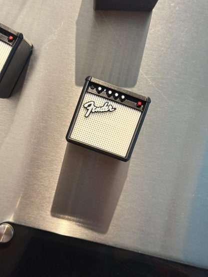 Mini Guitar Amp Magnet Pick Holder: 3D Printed Rock Decor