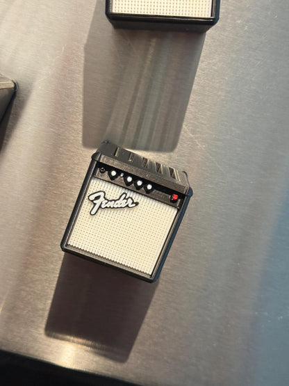 Mini Guitar Amp Magnet Pick Holder: 3D Printed Rock Decor