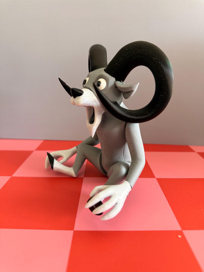 99 Nights In The Forest The Ram The Owl The Deer Figurine, Articulated 3D Printed Toy, Unique Fantasy Creature Collectible