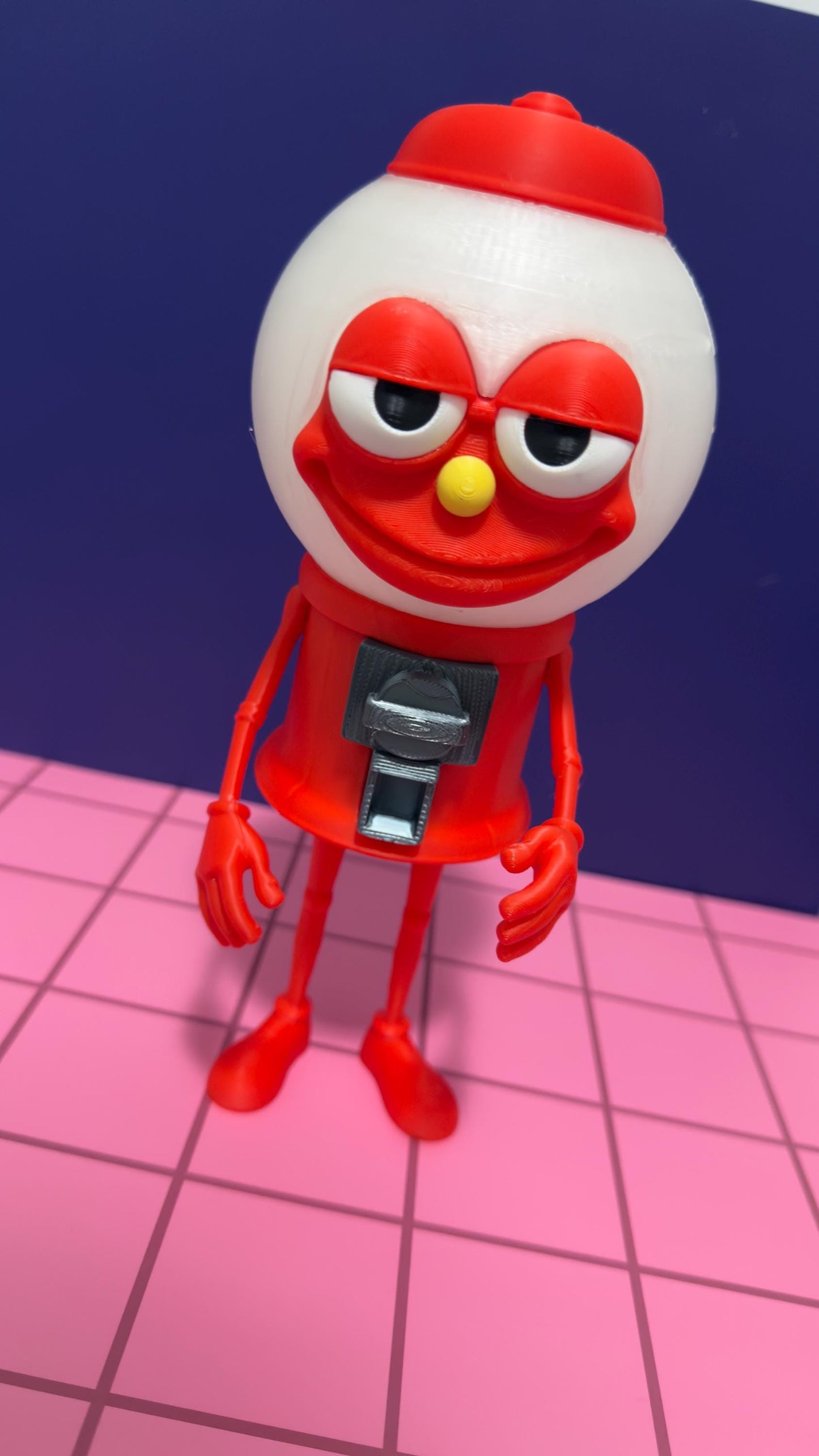 Chicleteira Bicicleta Figure Brainrot Gumball Machine Toy 3D Printed Meme Collectible Funny Quirky Desk Buddy Gift Steal