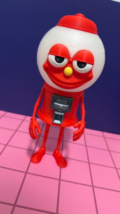 Chicleteira Bicicleta Figure Brainrot Gumball Machine Toy 3D Printed Meme Collectible Funny Quirky Desk Buddy Gift Steal