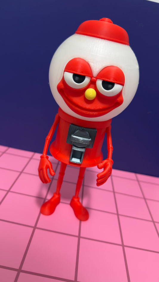Chicleteira Bicicleta Figure Brainrot Gumball Machine Toy 3D Printed Meme Collectible Funny Quirky Desk Buddy Gift Steal