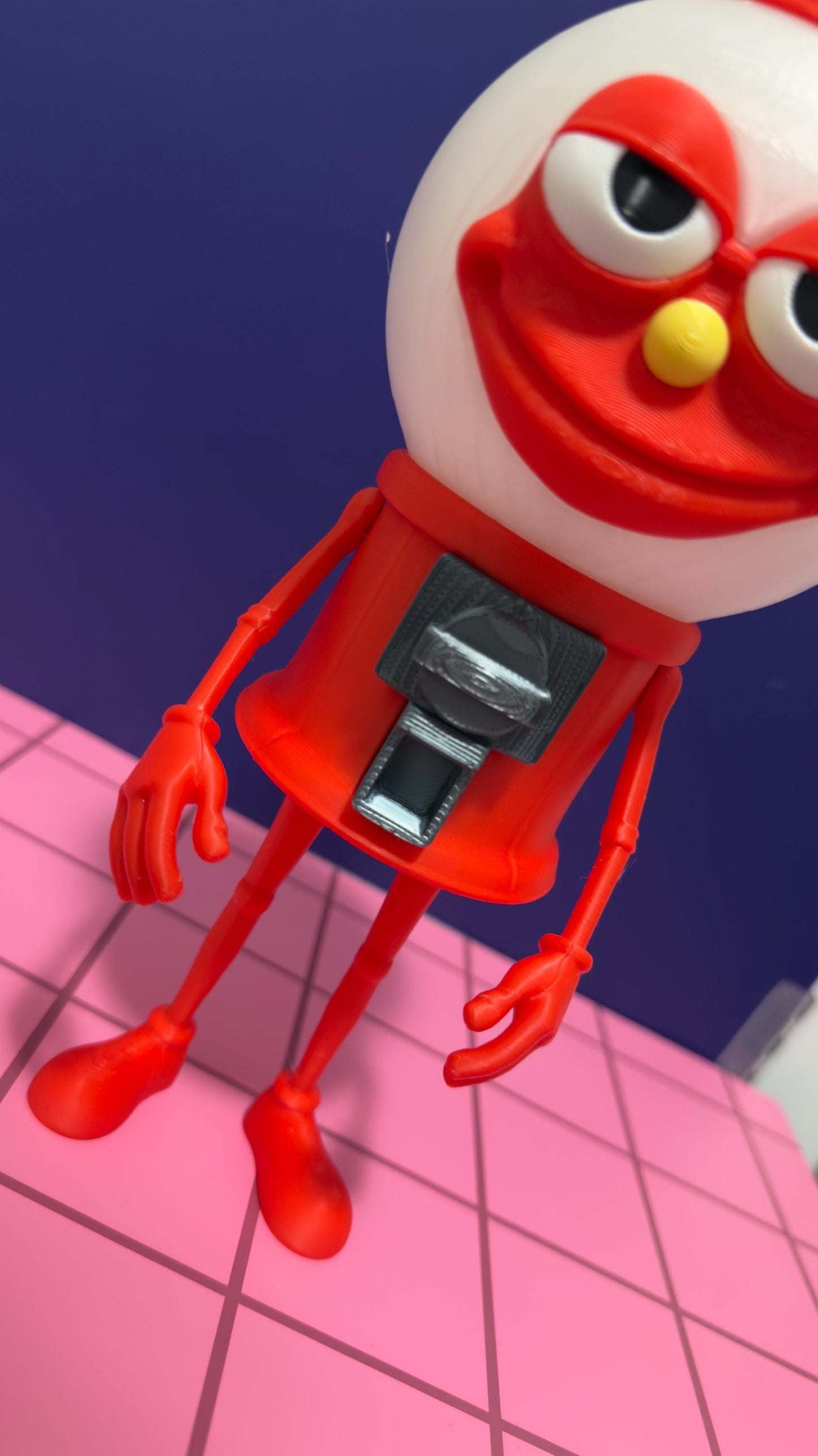 Chicleteira Bicicleta Figure Brainrot Gumball Machine Toy 3D Printed Meme Collectible Funny Quirky Desk Buddy Gift Steal a Brainrot