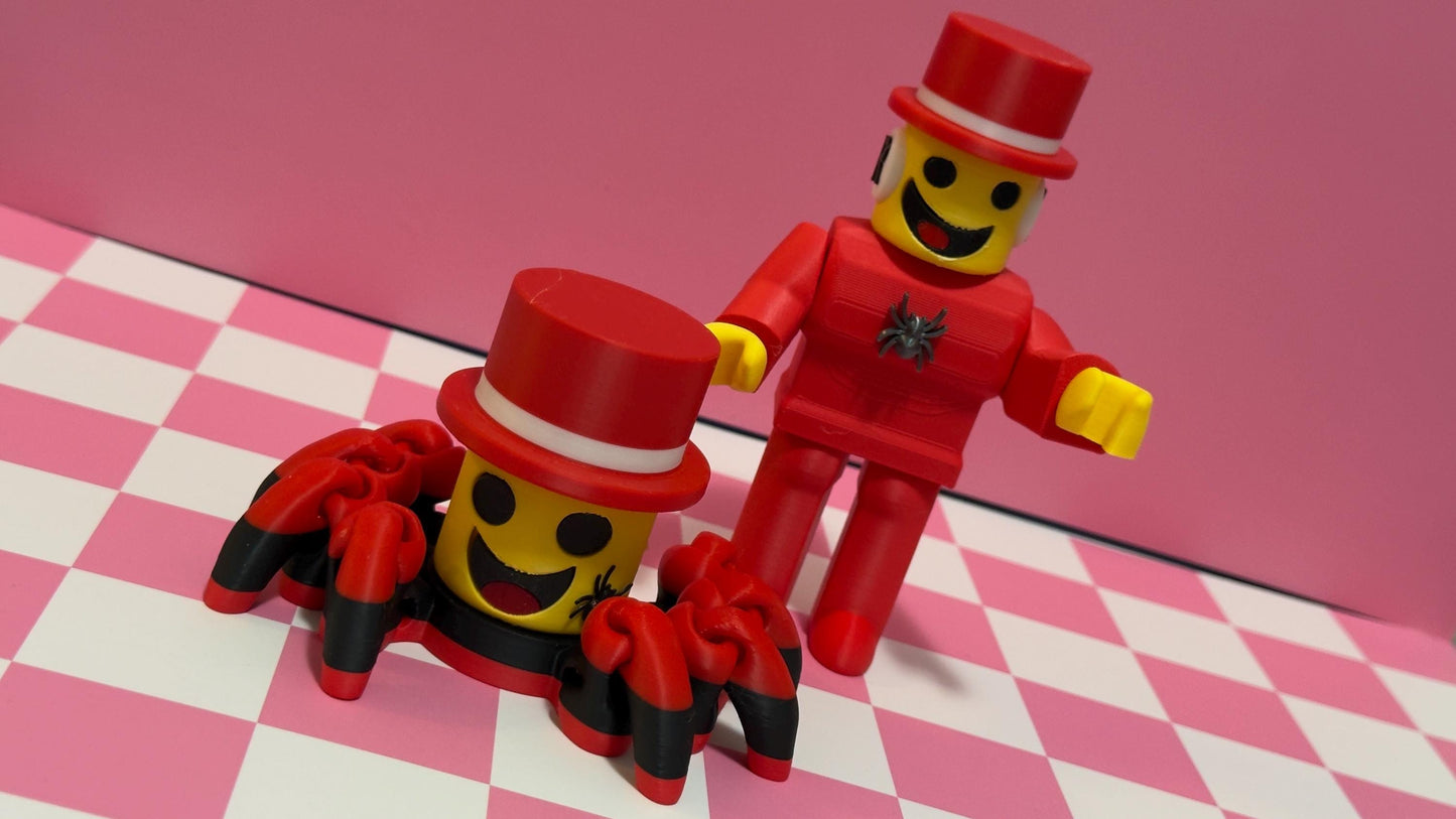 SpyderSammy Steal a Brainrot Sammy Spider and Admin Sammy figures 3d printed