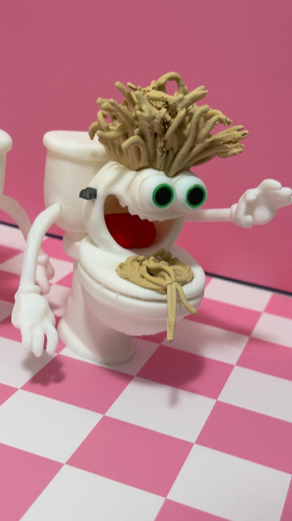 Spaguetti Tualetti figure Italian brainrot