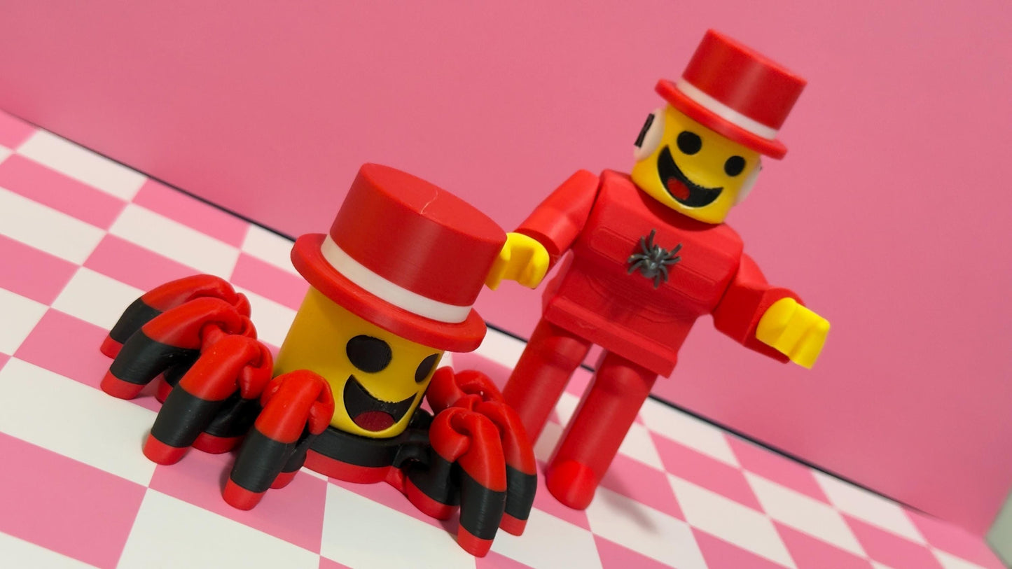 SpyderSammy Steal a Brainrot Sammy Spider and Admin Sammy figures 3d printed