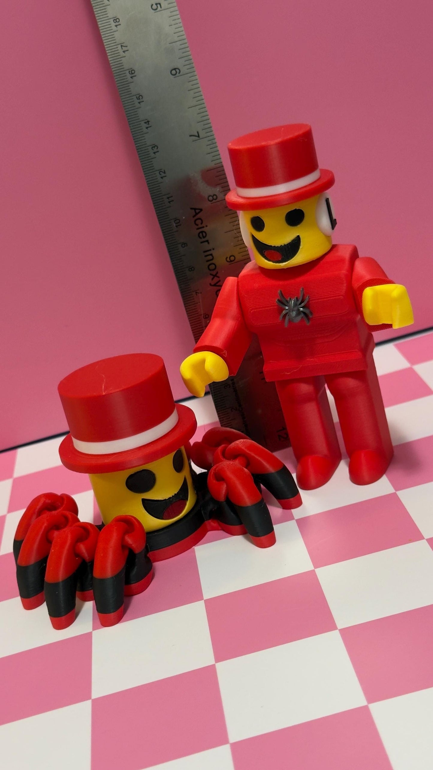 SpyderSammy Steal a Brainrot Sammy Spider and Admin Sammy figures 3d printed