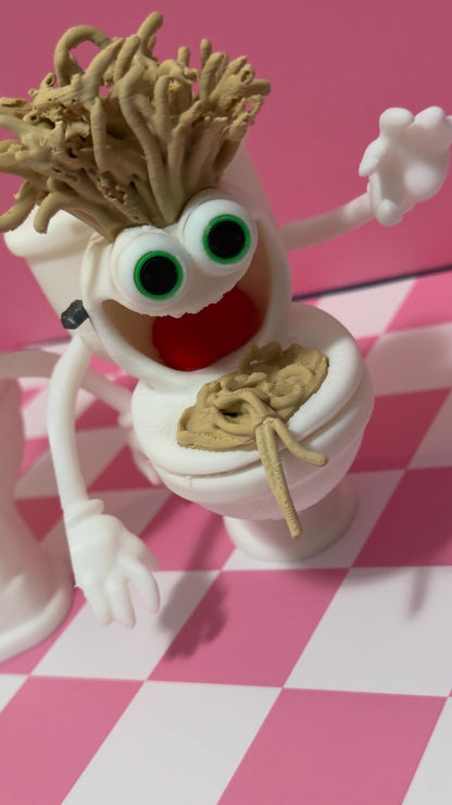 Spaguetti Tualetti figure Italian brainrot