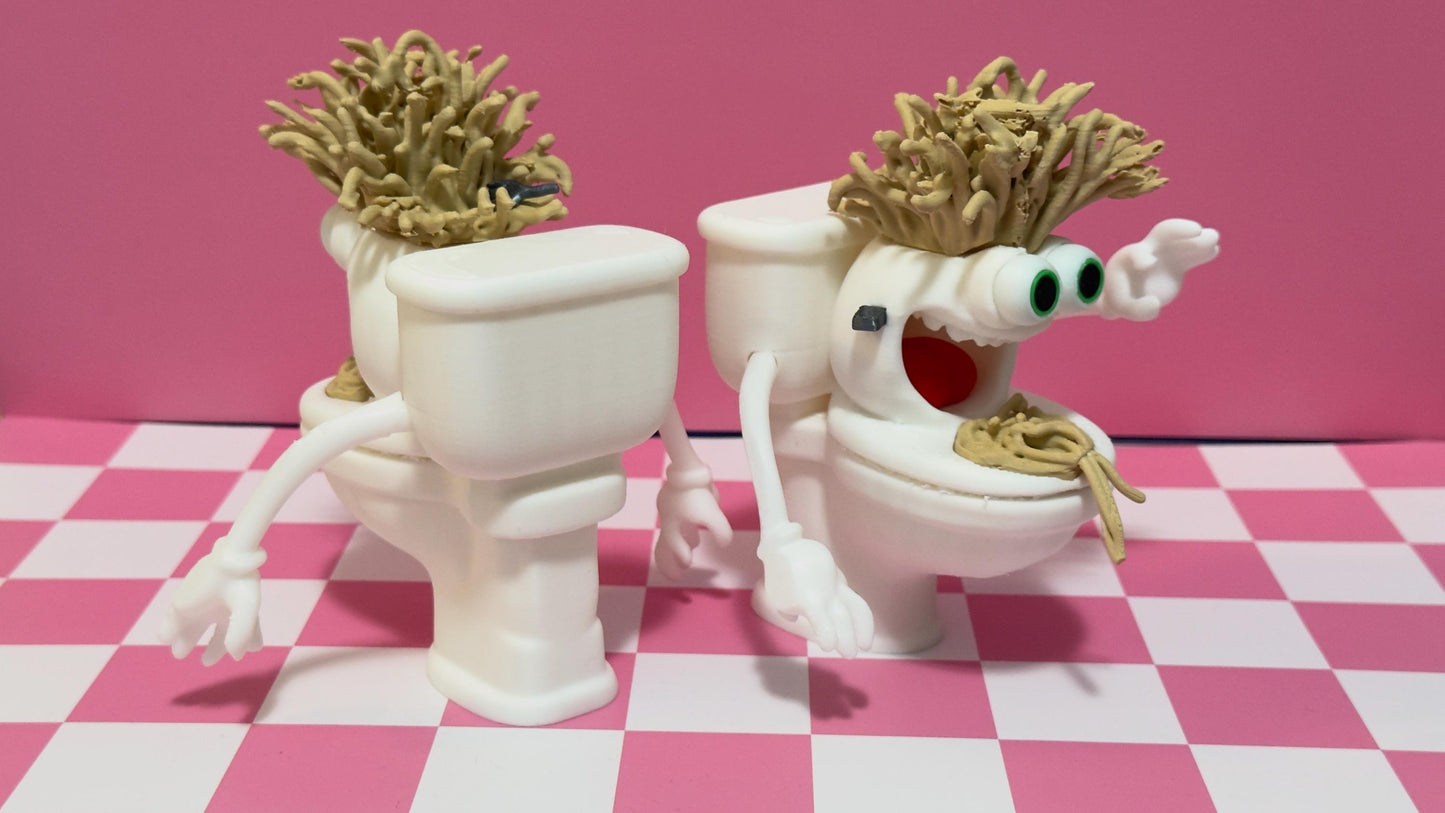 Spaguetti Tualetti figure Italian brainrot