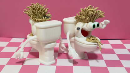 Spaguetti Tualetti figure Italian brainrot