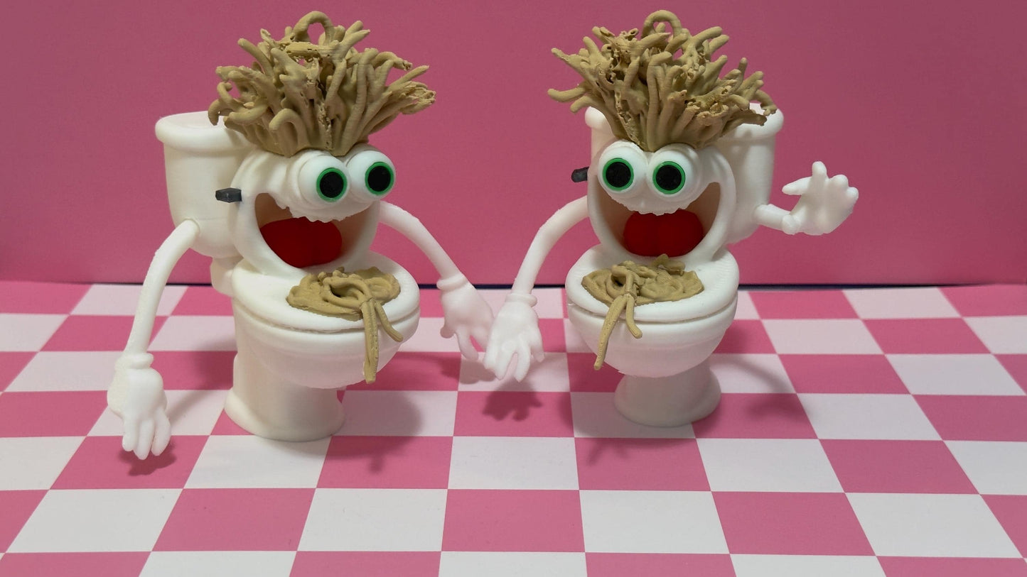 Spaguetti Tualetti figure Italian brainrot