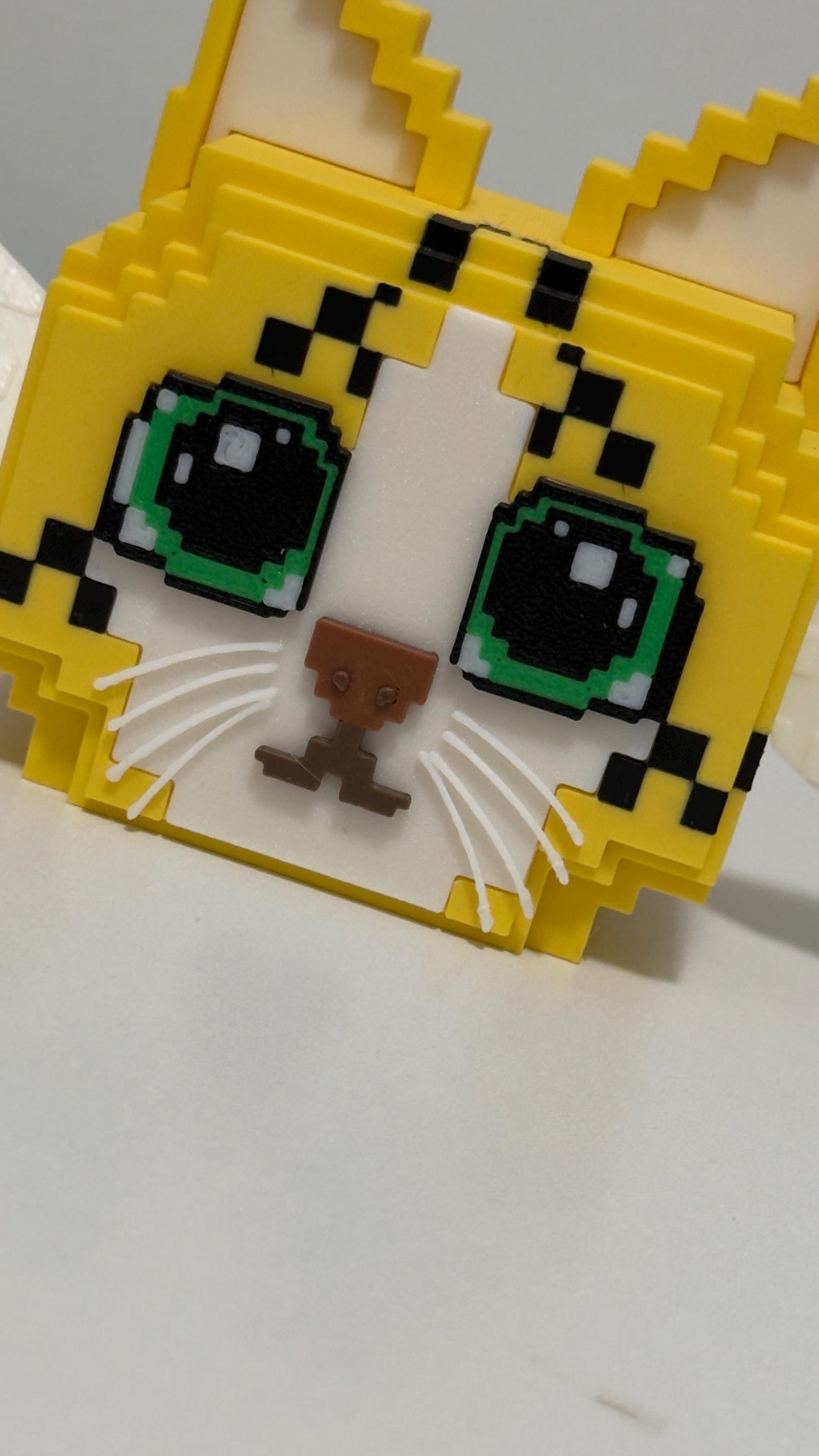 Meowl Lucky Block Brainrot Winged Pixel Cat 3D Printed Collectible Figure Cute Gamer Desk Buddy
