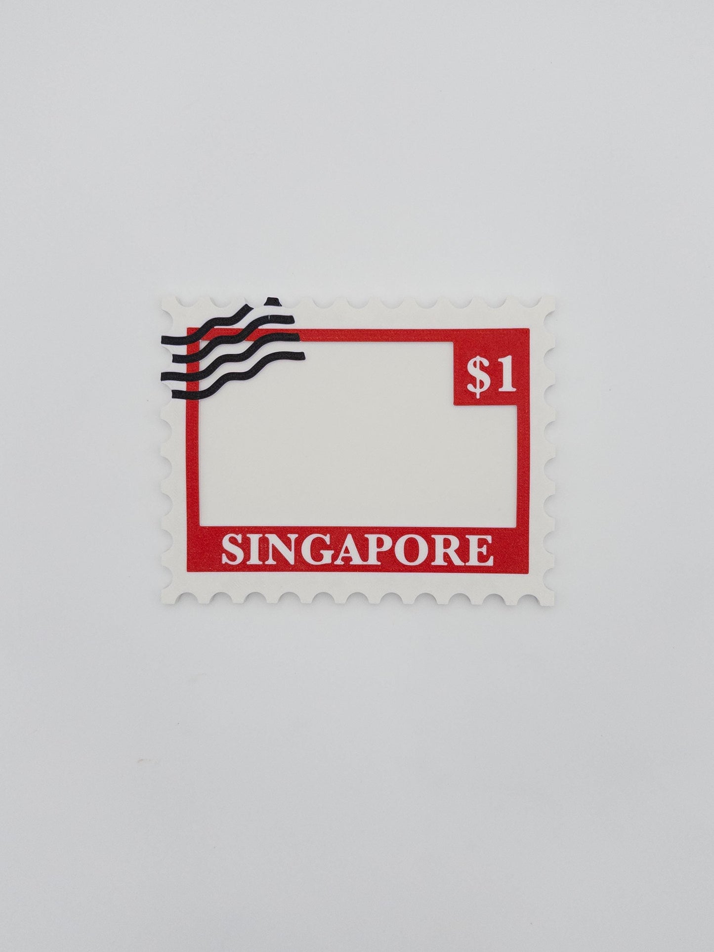 Custom Stamp Photo Magnet Personalized Travel Memory Fridge Magnet