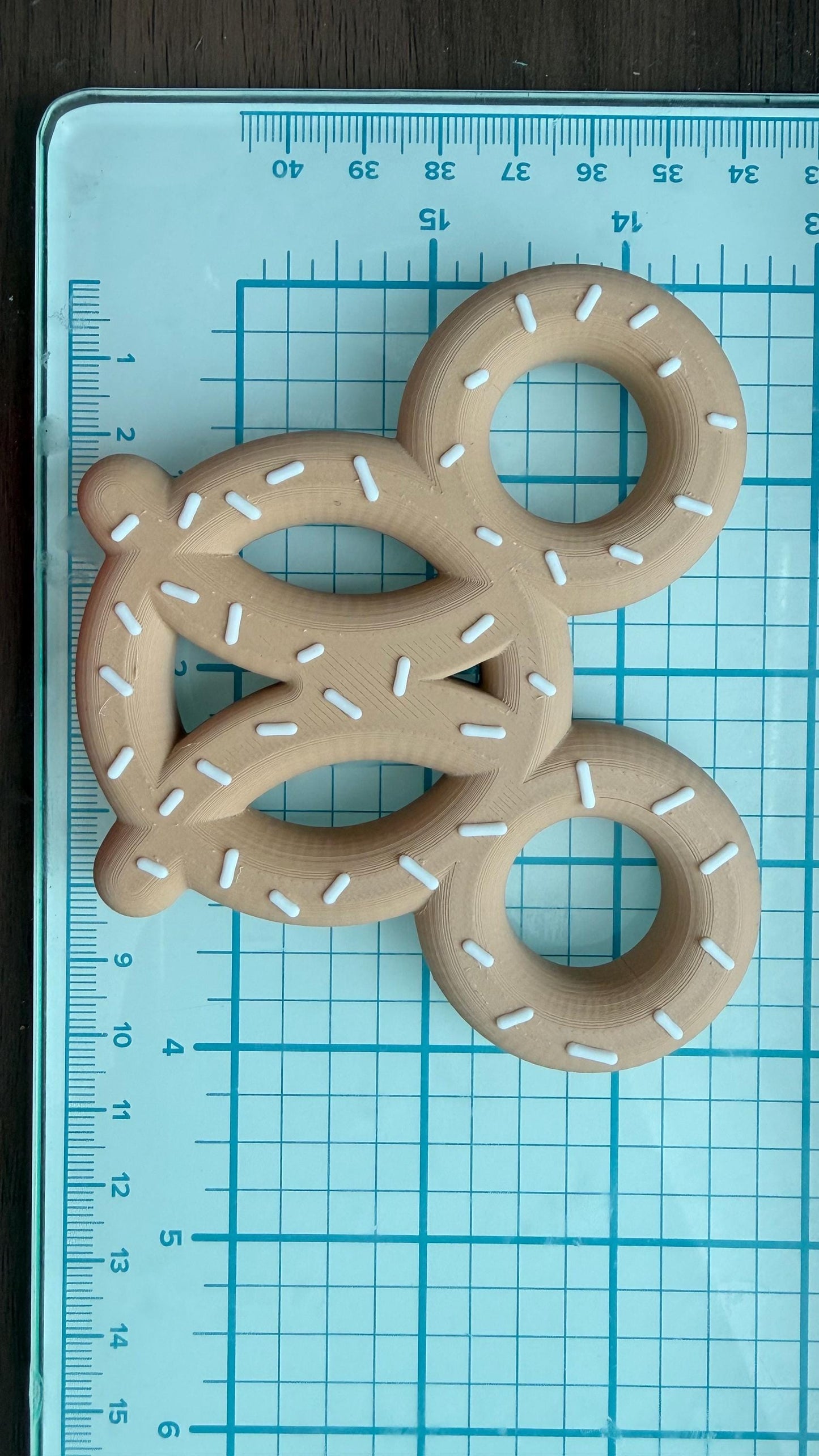 Pretzel Mouse Magnet, Bakery Fridge Magnet, Mouse Pretzel Decor, Kawaii Kitchen Magnet, 3D Printed Foodie Gift For Disney Fans