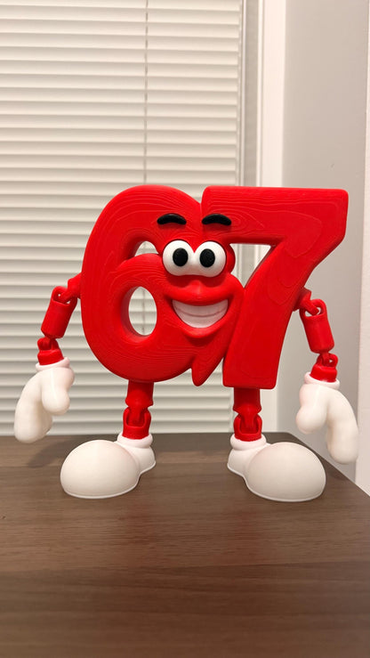 67 secret steal a brainrot figure or desk decor six seven